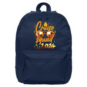 Cruise Squad 2024 Family Friends Vacation 16 in Basic Backpack