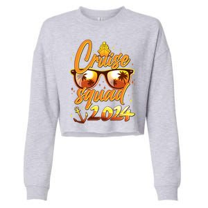 Cruise Squad 2024 Family Friends Vacation Cropped Pullover Crew