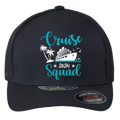 Cruise SQuad 2024 Family Matching Vacation Group Trip Party Flexfit Unipanel Trucker Cap