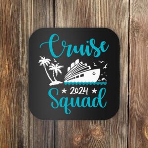 Cruise SQuad 2024 Family Matching Vacation Group Trip Party Coaster