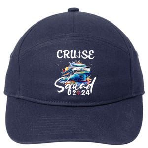 Cruise Squad 2024 Matching Family Cruise Trip 7-Panel Snapback Hat