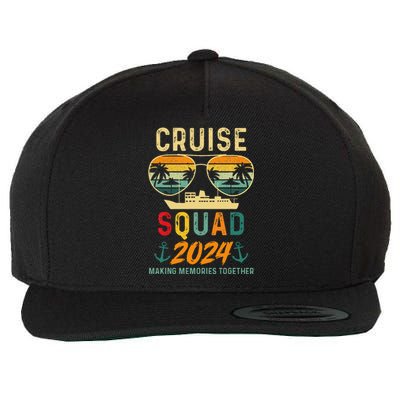 Cruise Squad 2024 Family Vacation Matching Group Summer Wool Snapback Cap