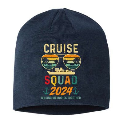 Cruise Squad 2024 Family Vacation Matching Group Summer Sustainable Beanie