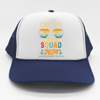 Cruise Squad 2024 Family Vacation Matching Group Summer Trucker Hat