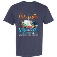 Cruise Squad 2024 Family Group Matching Summer Vacation Garment-Dyed Heavyweight T-Shirt