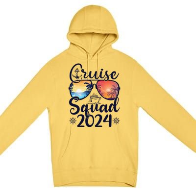 Cruise Squad 2024 Summer Vacation Matching Family Cruise Premium Pullover Hoodie