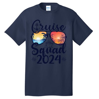 Cruise Squad 2024 Summer Vacation Matching Family Cruise Tall T-Shirt