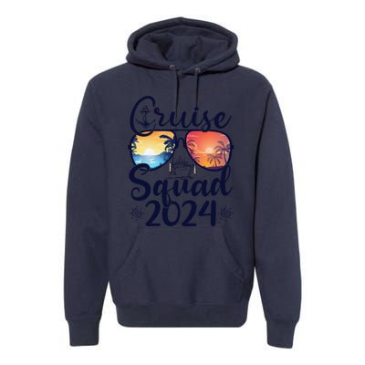 Cruise Squad 2024 Summer Vacation Matching Family Cruise Premium Hoodie