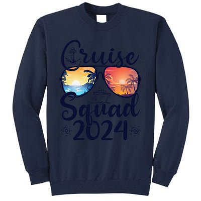 Cruise Squad 2024 Summer Vacation Matching Family Cruise Tall Sweatshirt