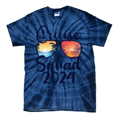 Cruise Squad 2024 Summer Vacation Matching Family Cruise Tie-Dye T-Shirt