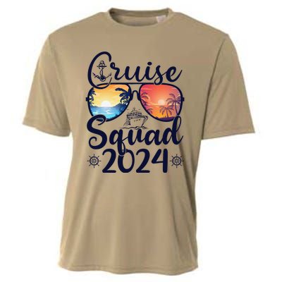 Cruise Squad 2024 Summer Vacation Matching Family Cruise Cooling Performance Crew T-Shirt