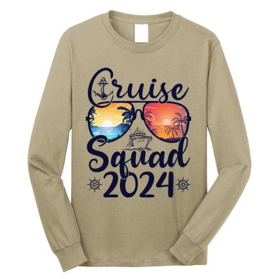 Cruise Squad 2024 Summer Vacation Matching Family Cruise Long Sleeve Shirt