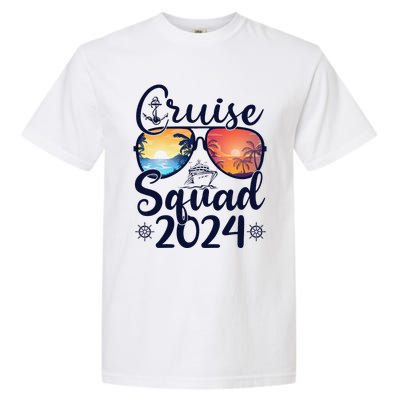 Cruise Squad 2024 Summer Vacation Matching Family Cruise Garment-Dyed Heavyweight T-Shirt