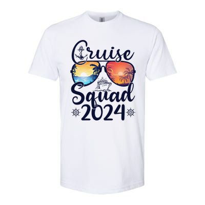 Cruise Squad 2024 Summer Vacation Matching Family Cruise Softstyle CVC T-Shirt