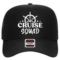 Cruise Squad 2024 Family Matching Vacation High Crown Mesh Back Trucker Hat