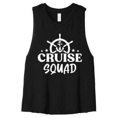 Cruise Squad 2024 Family Matching Vacation Women's Racerback Cropped Tank