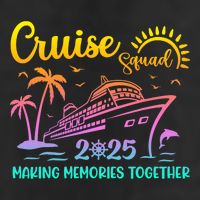 Cruise Squad 2025 Family Friends Vacation Matching Group 7 Panel Mesh Trucker Snapback Hat