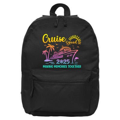 Cruise Squad 2025 Family Friends Vacation Matching Group 16 in Basic Backpack