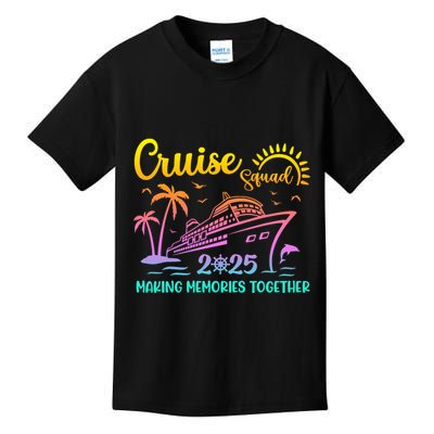 Cruise Squad 2025 Family Friends Vacation Matching Group Kids T-Shirt