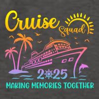 Cruise Squad 2025 Family Friends Vacation Matching Group Vector Backpack