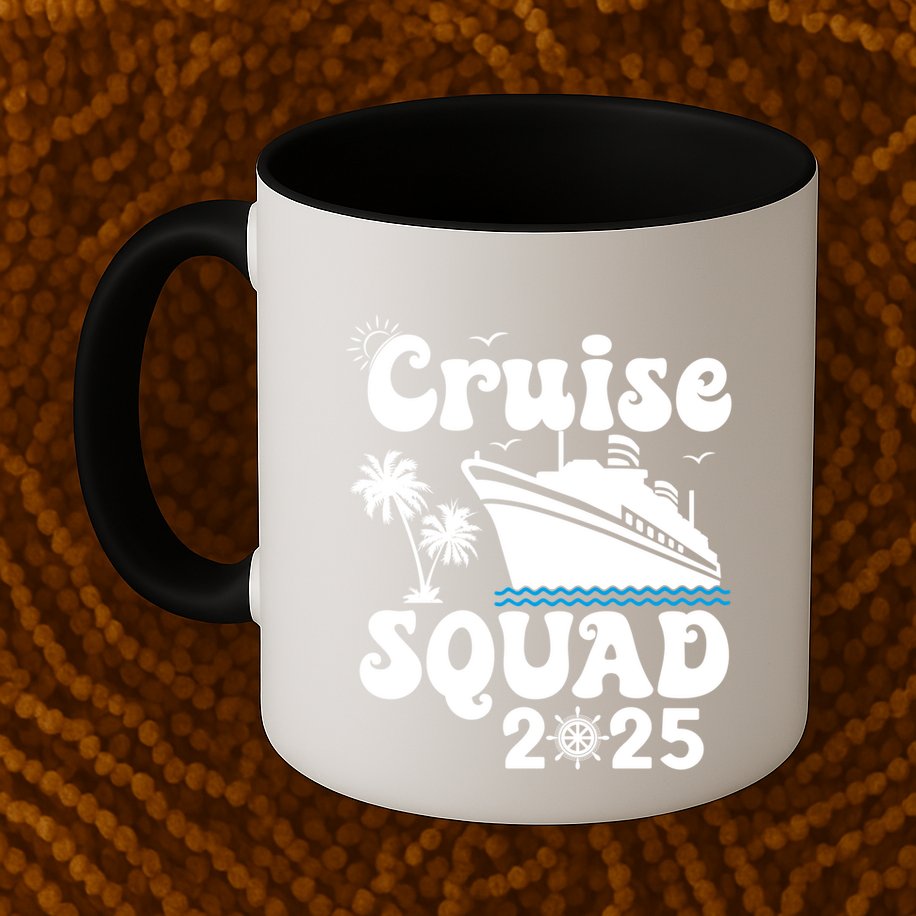 Cruise Squad 2025 Family Group Matching Cruising Vacation Funny Gift Mug