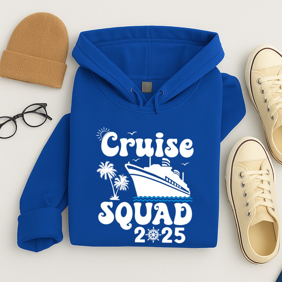 Cruise Squad 2025 Family Group Matching Cruising Vacation Funny Gift Hoodie