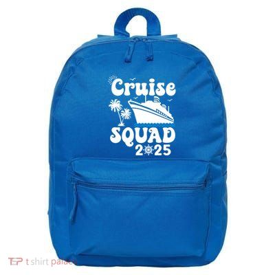 Cruise Squad 2025 Family Group Matching Cruising Vacation Funny Gift 16 in Basic Backpack