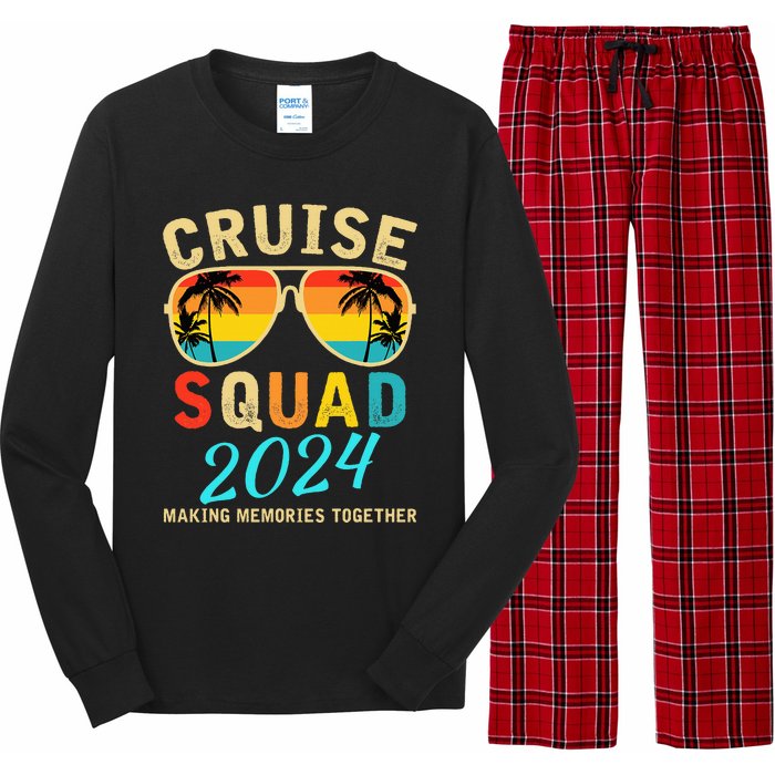 Cruise Squad 2024 Summer Vacation Matching Family Group Long Sleeve Pajama Set