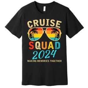 Cruise Squad 2024 Summer Vacation Matching Family Group Premium T-Shirt