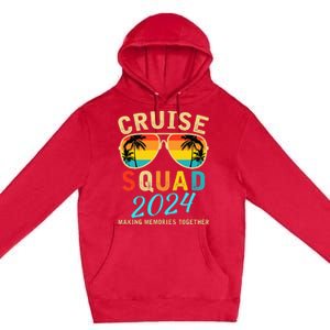 Cruise Squad 2024 Summer Vacation Matching Family Group Premium Pullover Hoodie