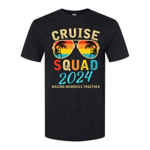 Cruise Squad 2024 Summer Vacation Matching Family Group Softstyle CVC T-Shirt