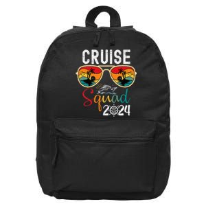 Cruise Squad 2024 Summer Beach Vacation 16 in Basic Backpack