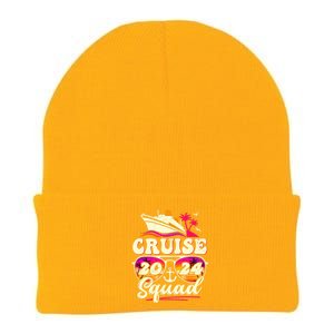 Cruise Squad 2024 Family Vacation Matching Family Group Knit Cap Winter Beanie