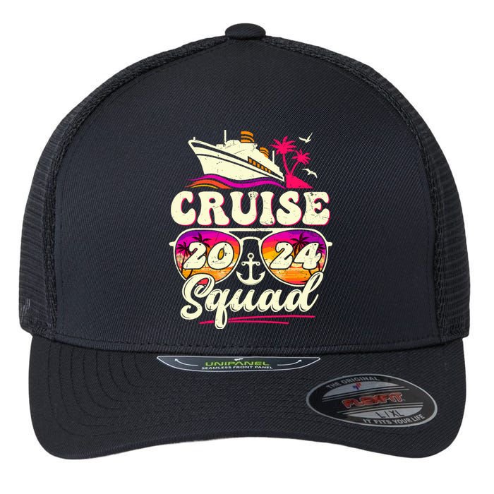 Cruise Squad 2024 Family Vacation Matching Family Group Flexfit Unipanel Trucker Cap