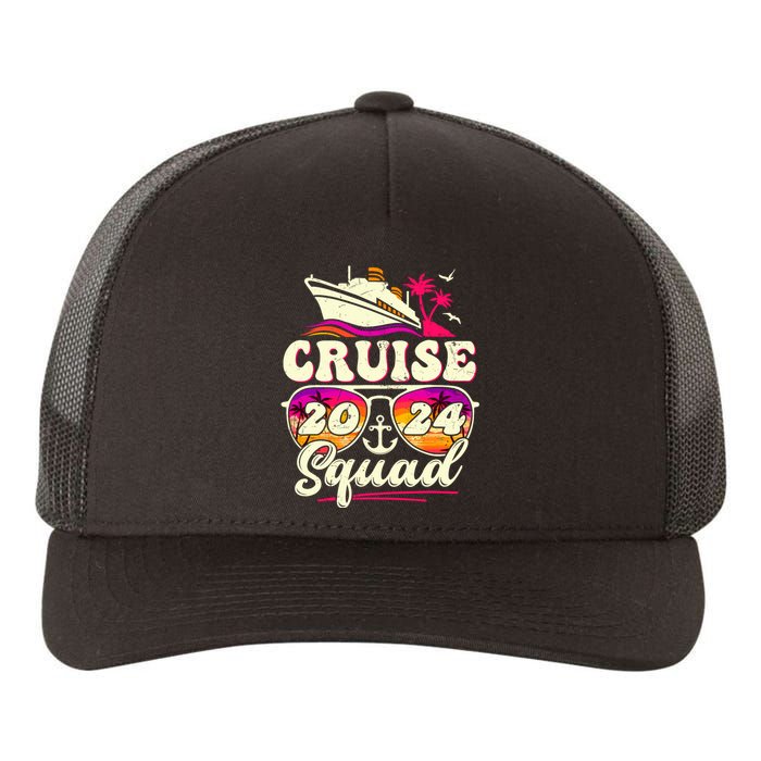 Cruise Squad 2024 Family Vacation Matching Family Group Yupoong Adult 5-Panel Trucker Hat