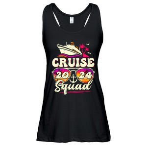 Cruise Squad 2024 Family Vacation Matching Family Group Ladies Essential Flowy Tank