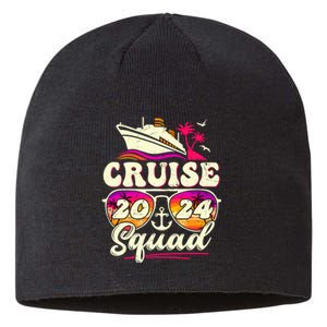 Cruise Squad 2024 Family Vacation Matching Family Group Sustainable Beanie