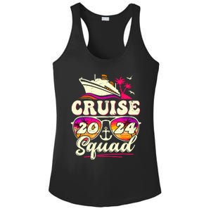 Cruise Squad 2024 Family Vacation Matching Family Group Ladies PosiCharge Competitor Racerback Tank