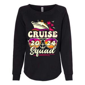 Cruise Squad 2024 Family Vacation Matching Family Group Womens California Wash Sweatshirt