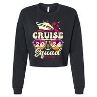 Cruise Squad 2024 Family Vacation Matching Family Group Cropped Pullover Crew