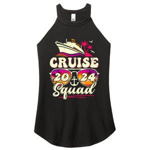 Cruise Squad 2024 Family Vacation Matching Family Group Women's Perfect Tri Rocker Tank