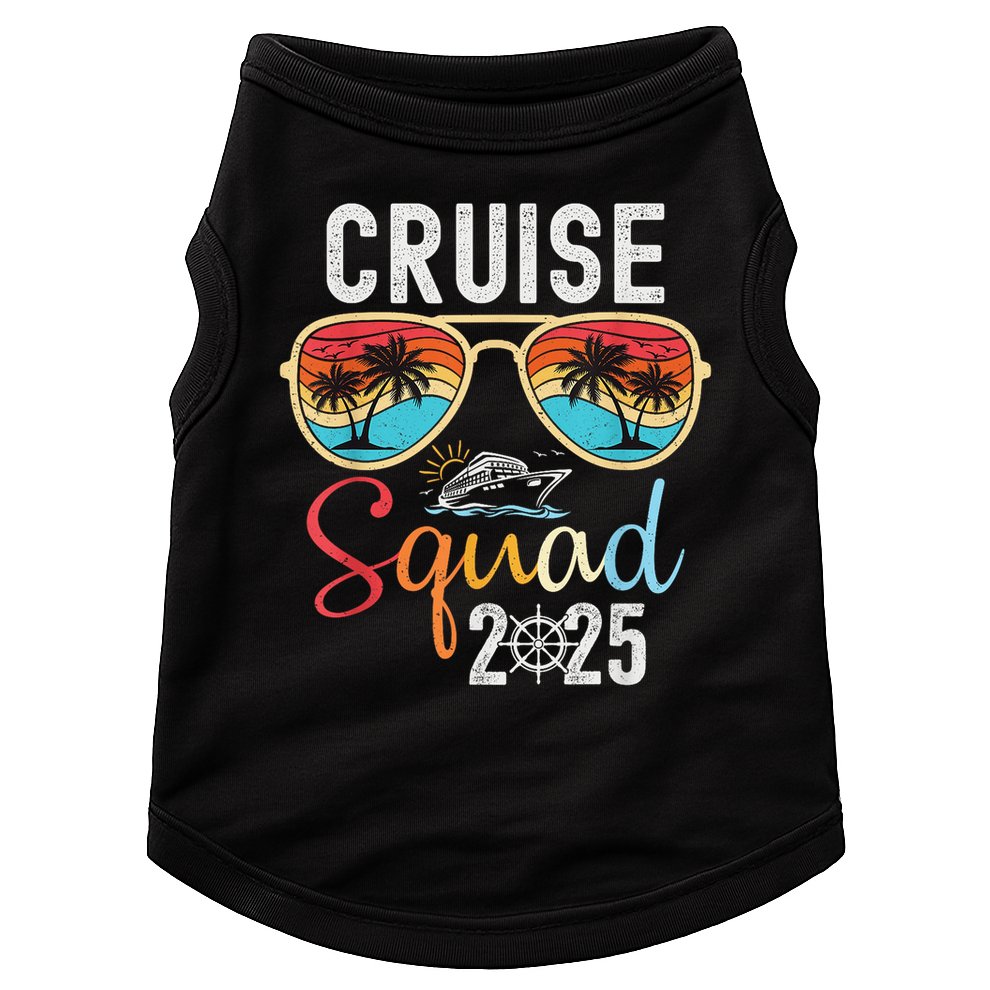 Cruise Squad 2025 Family Group Matching Summer Vacation Doggie Tank