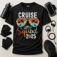 Cruise Squad 2025 Family Group Matching Summer Vacation Cooling Performance Crew T-Shirt
