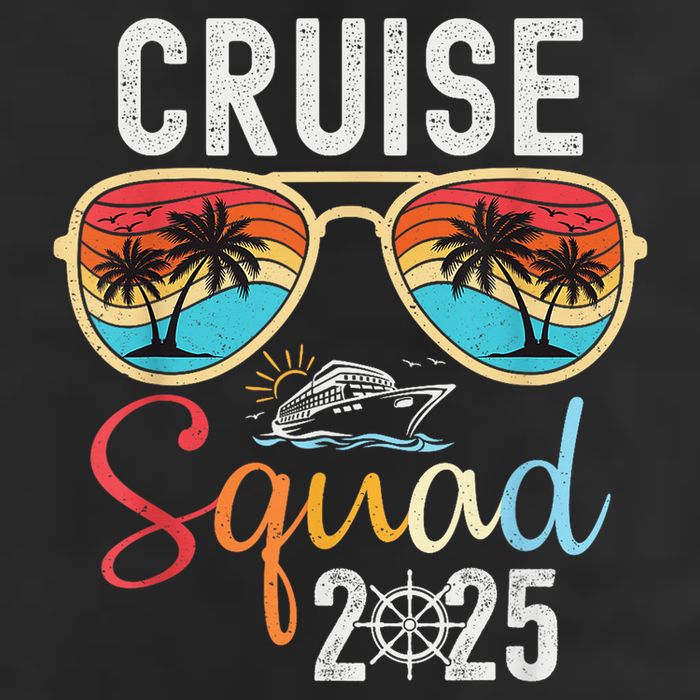 Cruise Squad 2025 Family Group Matching Summer Vacation Adult Drive Performance Visor