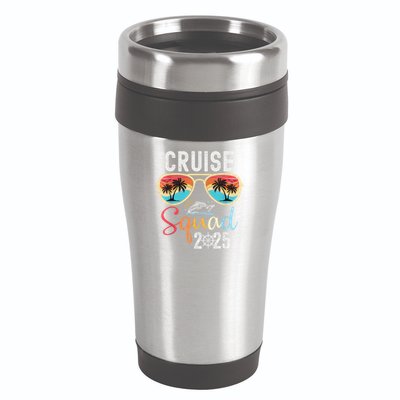 Cruise Squad 2025 Family Group Matching Summer Vacation 16oz Travel Tumbler