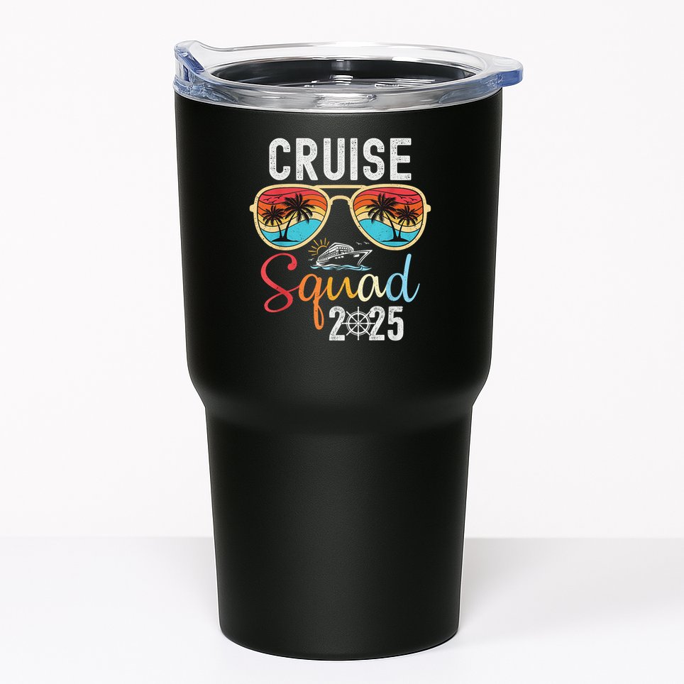 Cruise Squad 2025 Family Group Matching Summer Vacation Tumbler
