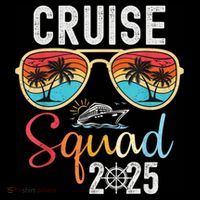 Cruise Squad 2025 Family Group Matching Summer Vacation Baby Bodysuit