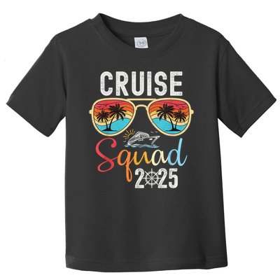 Cruise Squad 2025 Family Group Matching Summer Vacation Toddler T-Shirt