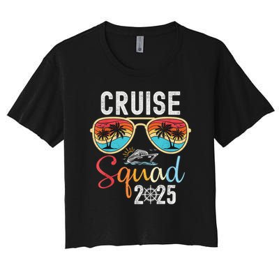 Cruise Squad 2025 Family Group Matching Summer Vacation Crop Top