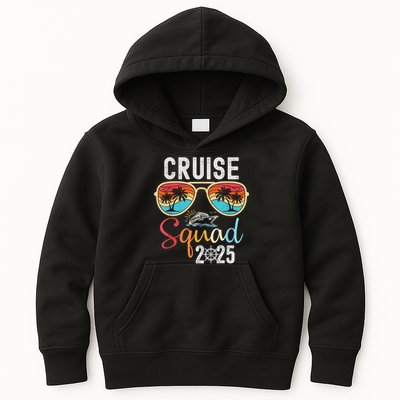 Cruise Squad 2025 Family Group Matching Summer Vacation Kids Hoodie